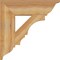 Ekena Millwork Balboa Traditional Rough Sawn Bracket, Western Red Cedar, 6"W x 24"D x 24"H BKT06X24X24BOA01RWR - alternate 3